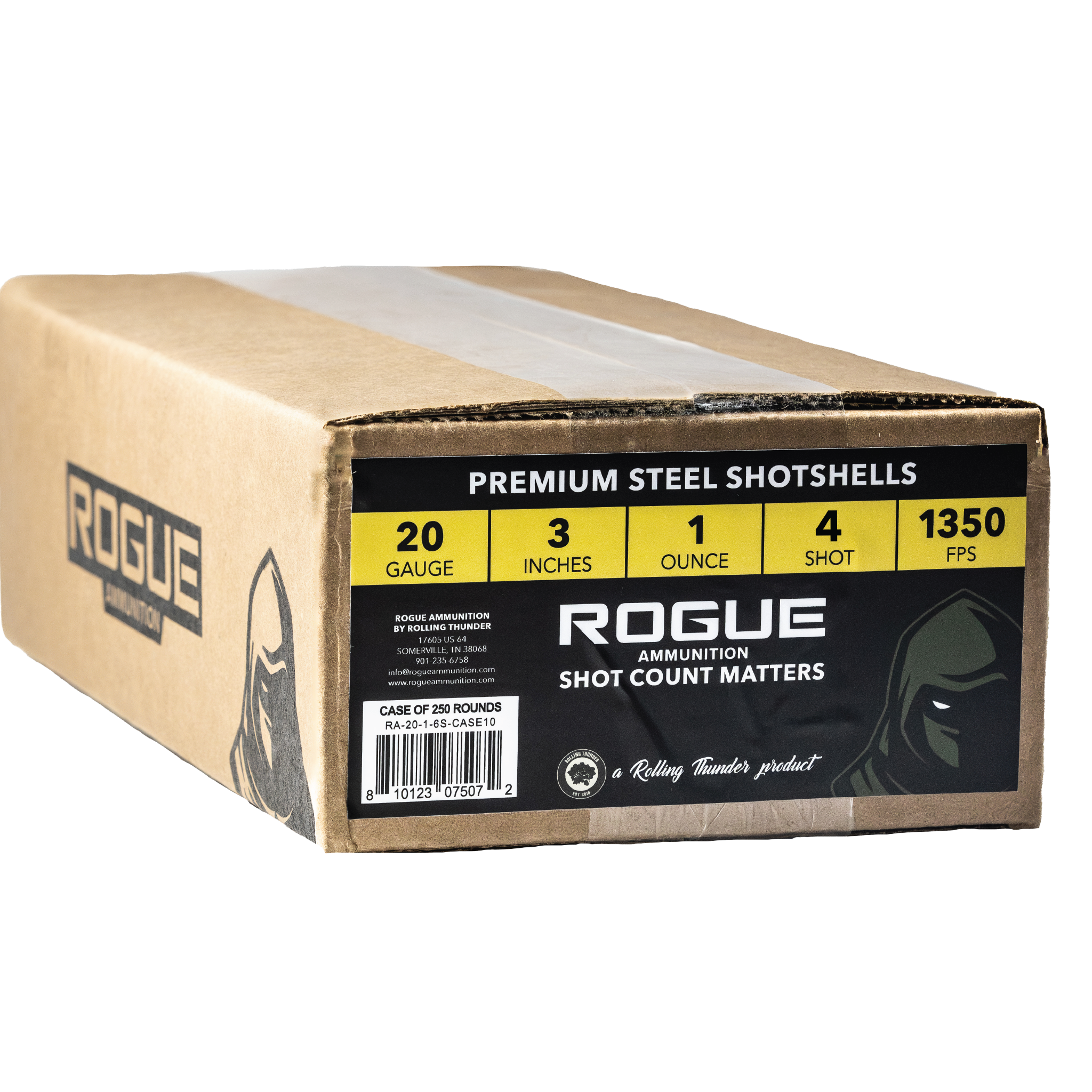 20 GA | 1 OZ | 4 STEEL SHOT | 250 ROUND CASE